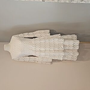 Jessakae white tiered dress size m